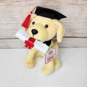 Raising Cane's Graduation Class of 2025 Plush Puppy Stuffed Animal New With Tags
